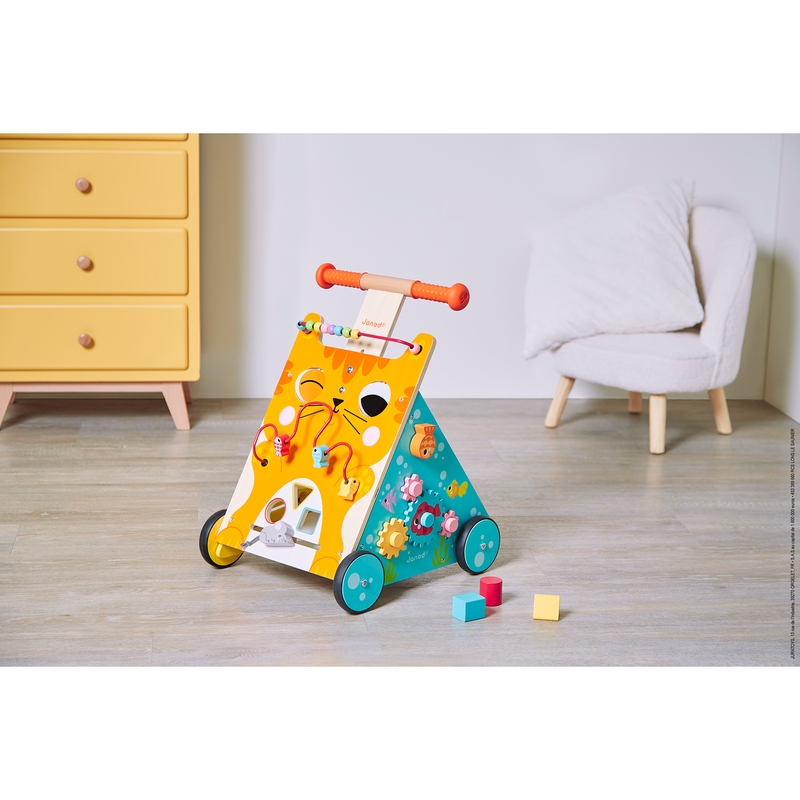 MULTI-ACTIVITIES CAT BABY WALKER
