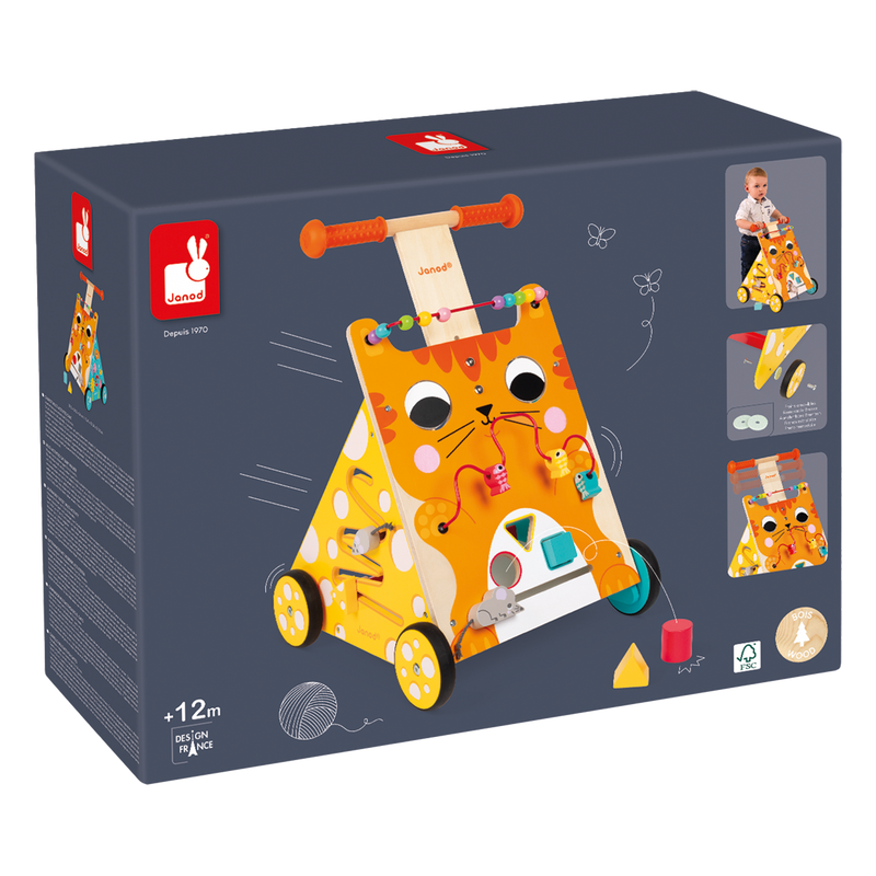 MULTI-ACTIVITIES CAT BABY WALKER