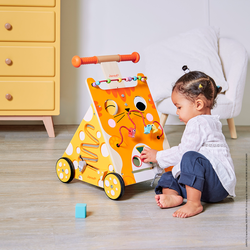 MULTI-ACTIVITIES CAT BABY WALKER