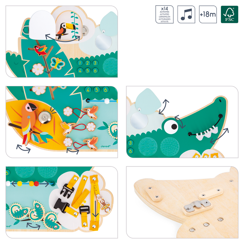 TROPIK: CROCODILE ACTIVITY BOARD