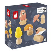 BIRDS AND MUSHROOMS SCREW TOYS