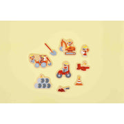 CONSTRUCTION EQUIPMENT MAGNETS - 24pcs