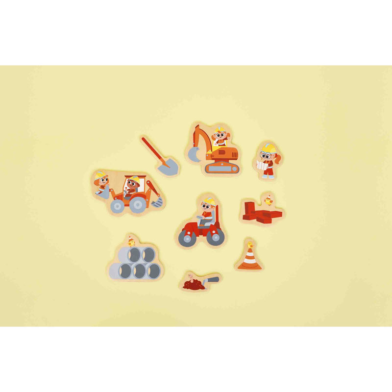 CONSTRUCTION EQUIPMENT MAGNETS - 24pcs