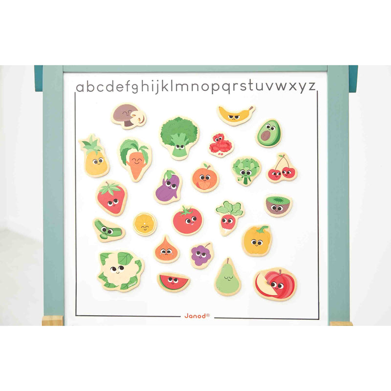 FRUIT & VEGETABLE MAGNETS - 24pcs