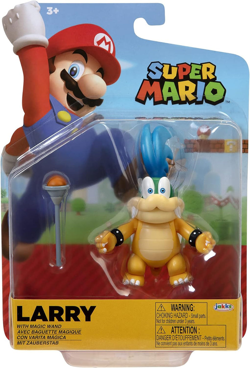 JAKKS - Nintendo Super Mario 4-Inch Poseable Figure with Power up - Limolin 