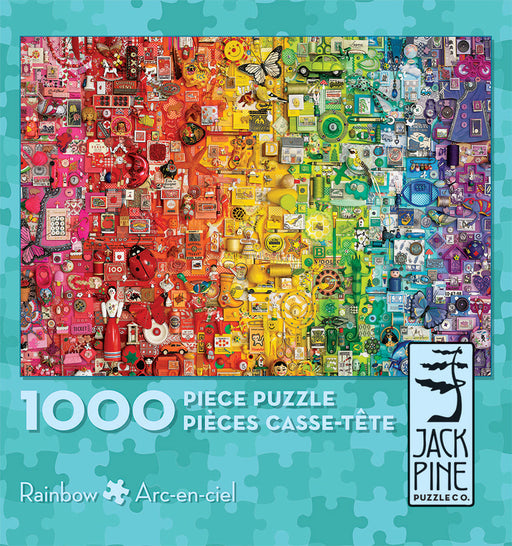 Jack Pine - 1000 Piece Puzzle - Rainbow