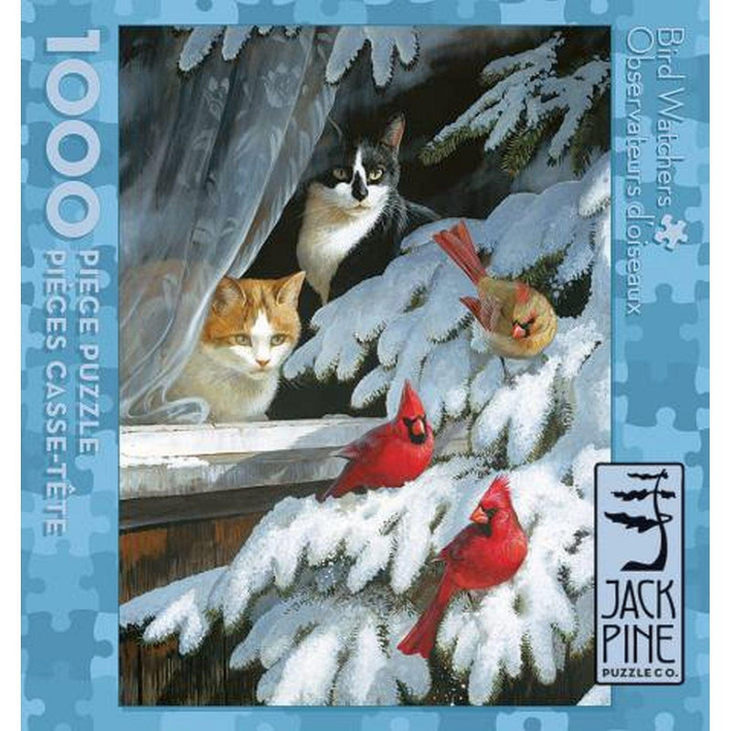 Jack Pine - Bird Watchers (1000-Piece Puzzle) - Limolin 