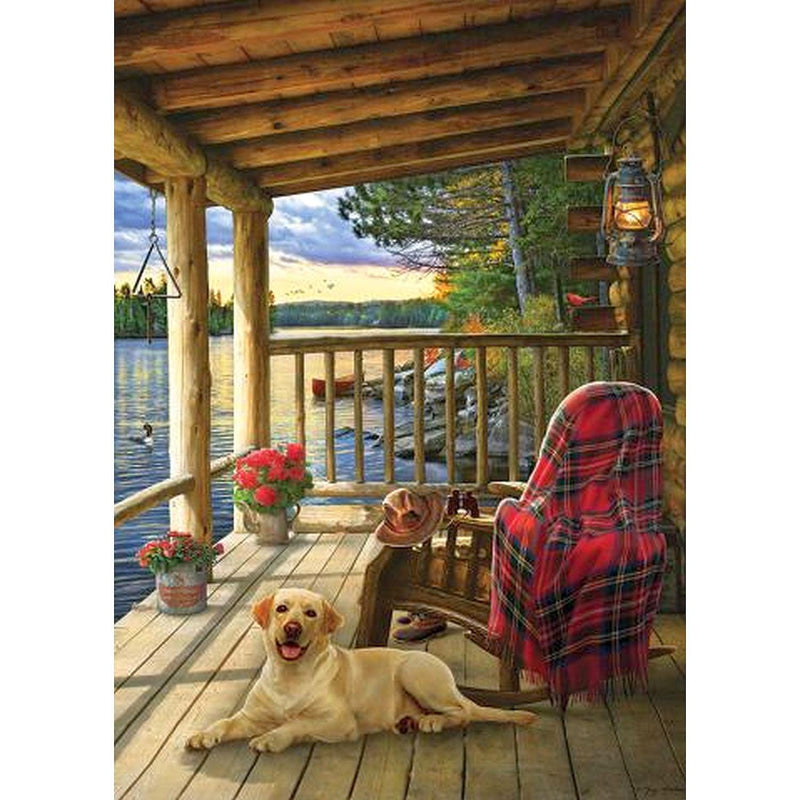 Jack Pine - Cabin Porch (1000-Piece Puzzle) - Limolin 