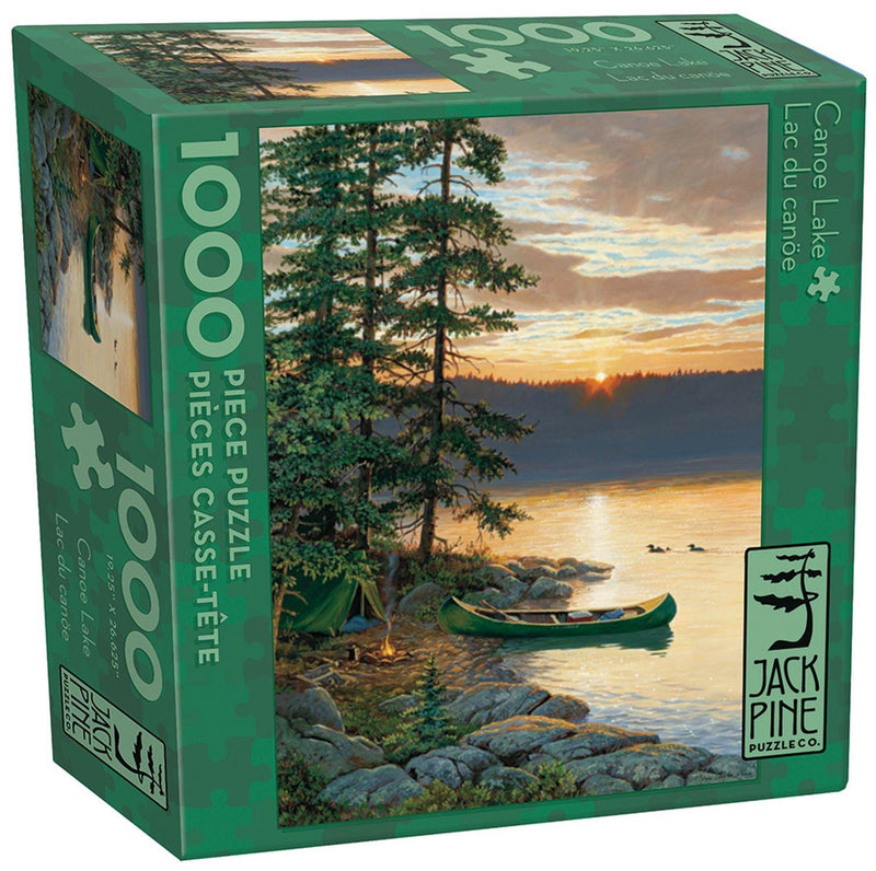 Jack Pine - Canoe Lake (1000-Piece Puzzle) - Limolin 