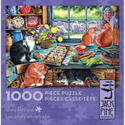 Jack Pine - Cats Retreat (1000-Piece Puzzle) - Limolin 