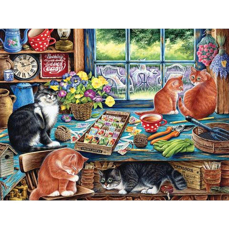 Jack Pine - Cats Retreat (1000-Piece Puzzle) - Limolin 