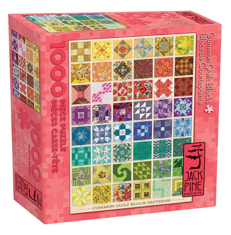 Jack Pine - Common Quilt Blocks (1000-Piece Puzzle) - Limolin 