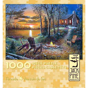 Jack Pine - Fireside (1000-Piece Puzzle) - Limolin 