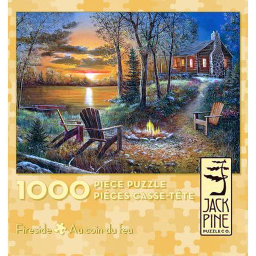 Jack Pine - Fireside (1000-Piece Puzzle) - Limolin 