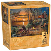 Jack Pine - Fireside (1000-Piece Puzzle) - Limolin 