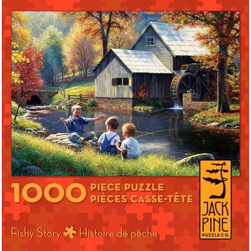 Jack Pine - Fishy Story (1000-Piece Puzzle) - Limolin 