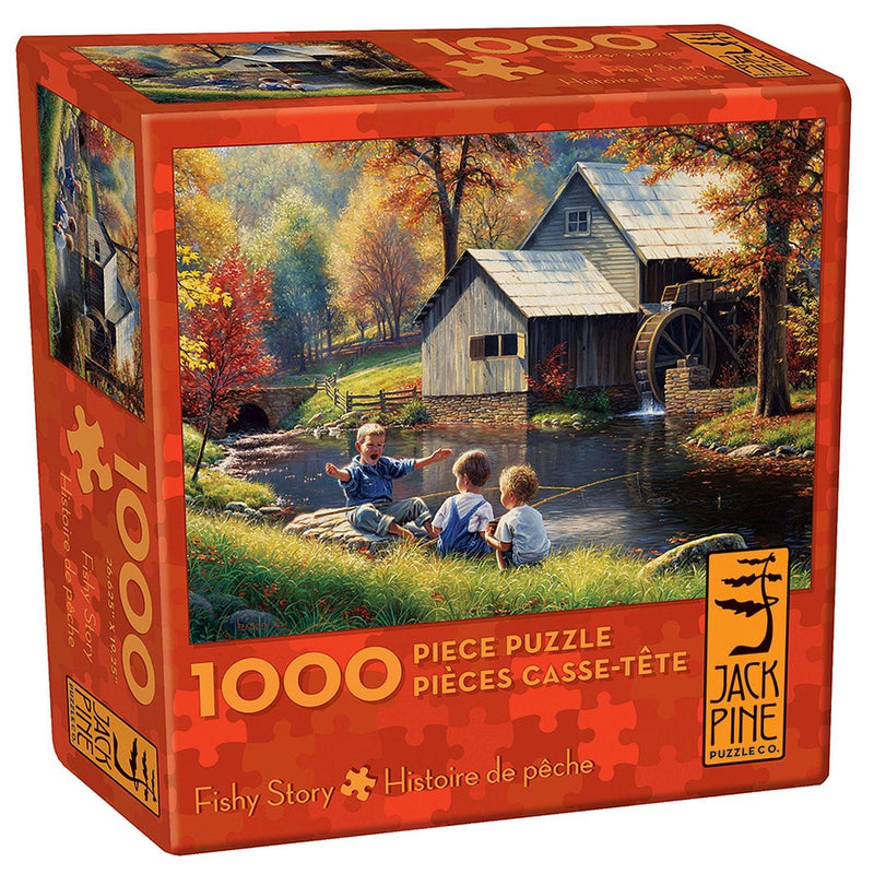 Jack Pine - Fishy Story (1000-Piece Puzzle) - Limolin 