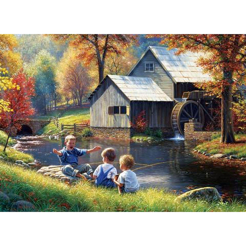 Jack Pine - Fishy Story (1000-Piece Puzzle) - Limolin 