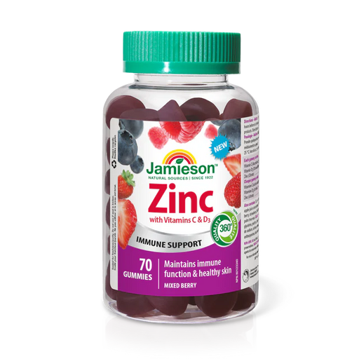 Jamieson - JMS Zinc Gummy 30mg 70 Gummies - Limolin 