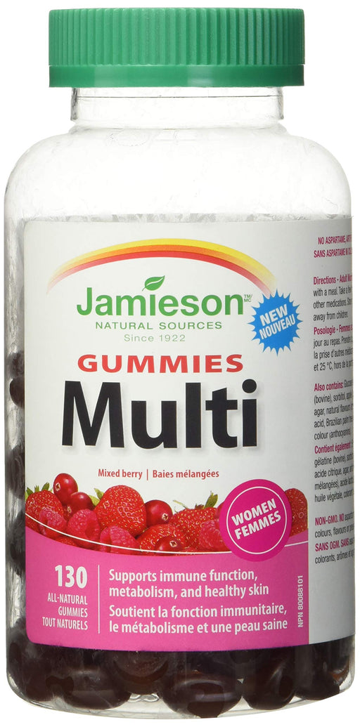 Jamieson - Multivitamin Gummies for Women 130 gummies - Limolin 