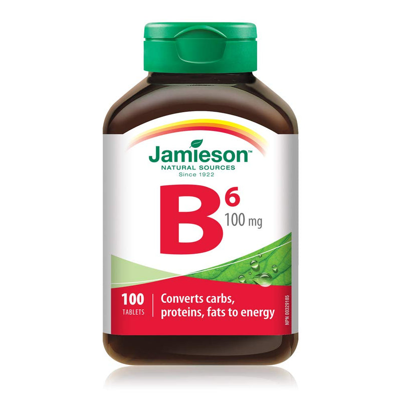 Jamieson - Vitamin B6 100 mg (Pyridoxine) 100's - Limolin 