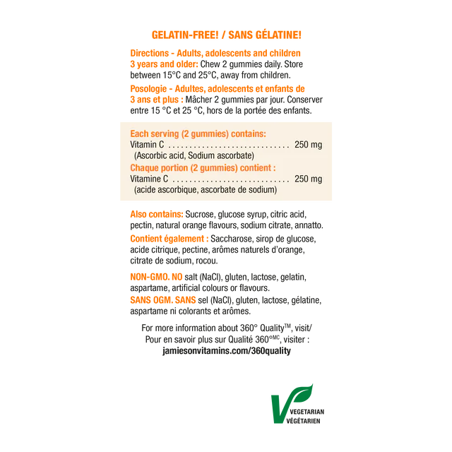 Jamieson - Vitamin C Gummies 60's - Limolin 