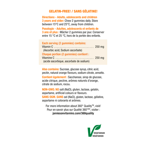 Jamieson - Vitamin C Gummies 60's - Limolin 
