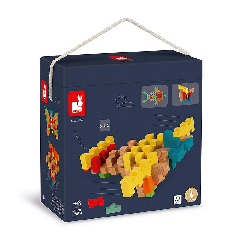 Janod - 100 Pc Construction Set - Limolin 