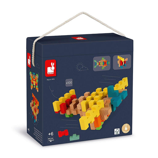 Janod - 100 Pc Construction Set - Limolin 