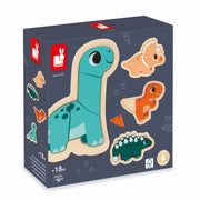 Janod - 4 Progressive Puzzles - Dino - Limolin 