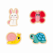 Janod - 4 Progressive Puzzles - Garden - Limolin 