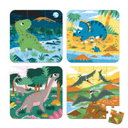 Janod - 4 in 1 Progressive Puzzles - Dinosaurs - Limolin 