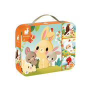 Janod - 4 in 1 Progressive Puzzles - Farm - Limolin 