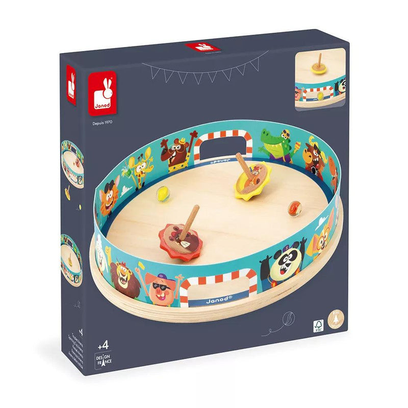 Janod - Arena Applepop Spinning Tops - Limolin 