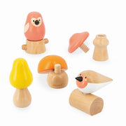 Janod - Birds and Mushrooms Screw Toys - Limolin 