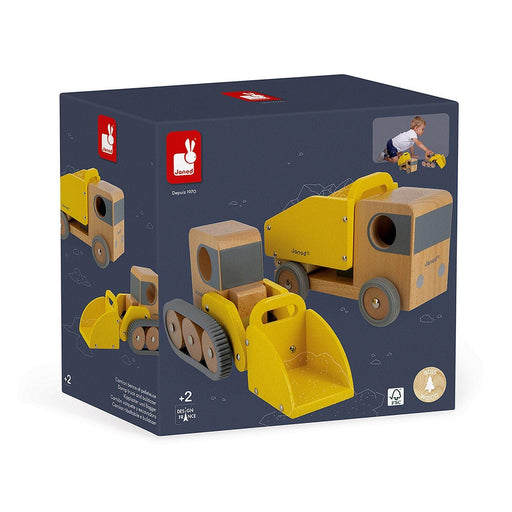 Janod - Bolid - Dump Truck And Bulldozer - Limolin 