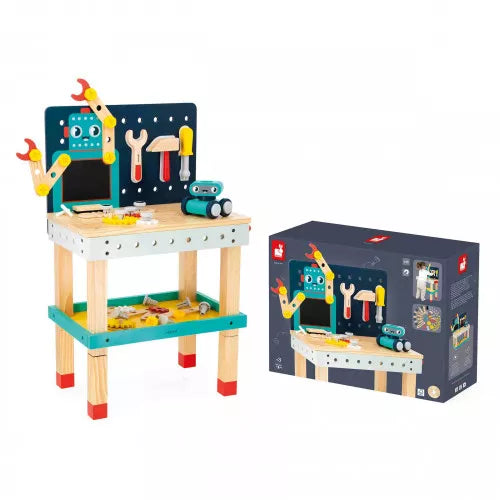 Janod - Brico'Kids: Big Robot Diy Workbench - Limolin 
