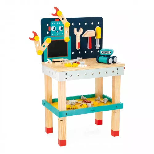 Janod - Brico'Kids: Big Robot Diy Workbench - Limolin 