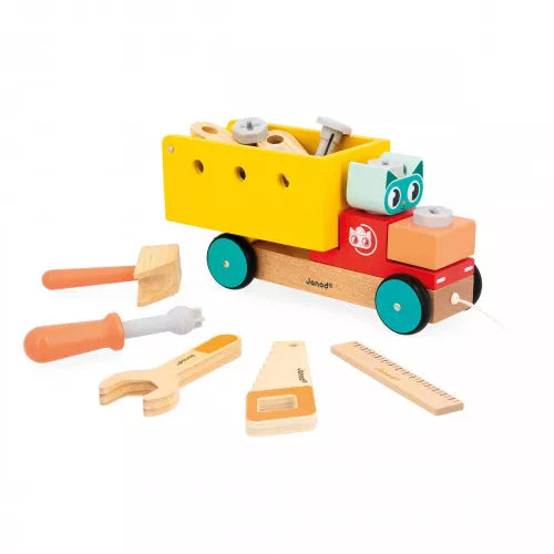 Janod - Brico'Kids: Pull Along Diy Truck - Limolin 