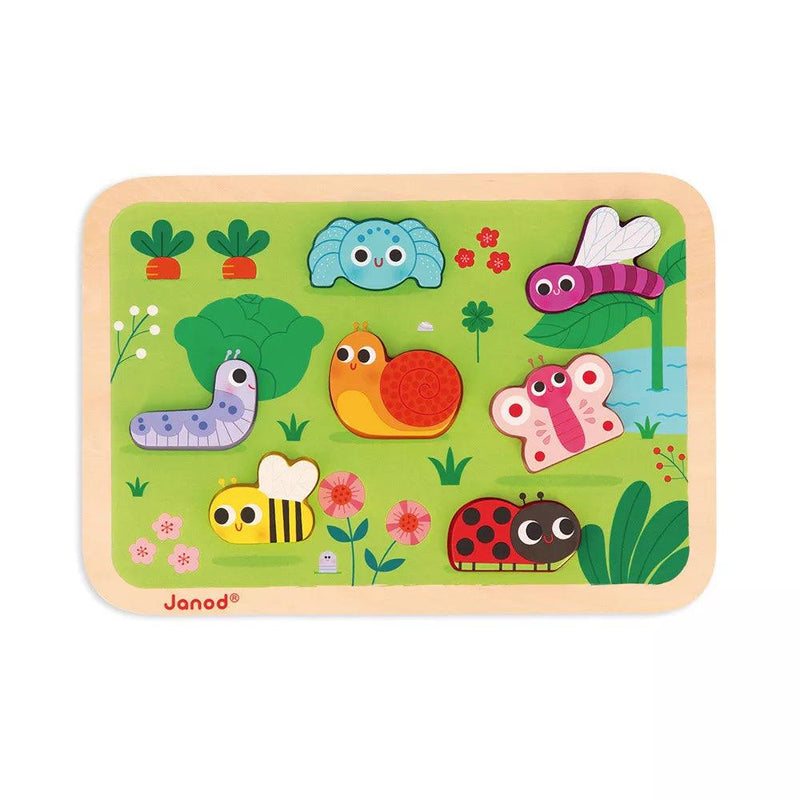 Janod - Chunky Garden Puzzle 7 pieces - Limolin 