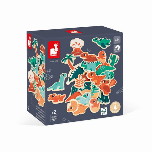 Janod - Dino - Dino Magnets 24 Pieces - Limolin 