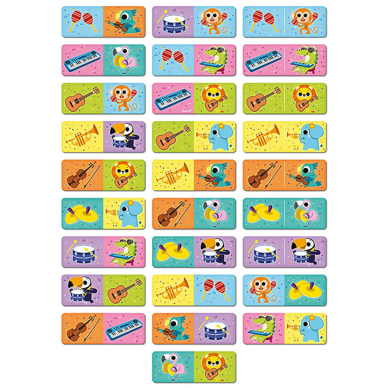 Janod - Dominoes - Musical Instruments - Limolin 