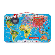 Janod - Magnetic World Puzzle Map - French - Limolin 