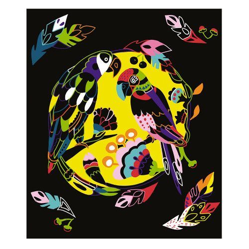 Janod - Scratch Art Animals of The World - 5 Cards - Limolin 