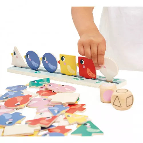 Janod - Sorting Shapes, Sizes And Colors - Birds - Limolin 