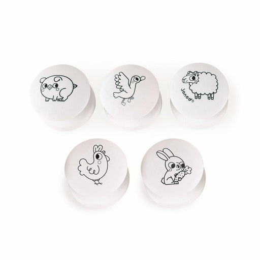 Janod - Stampinoo - Farm - 5 Stamps - Limolin 