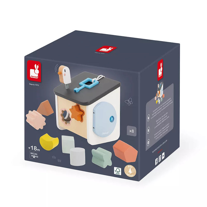 Janod - Sweet Cocoon: Bird House Shape Sorter - Limolin 