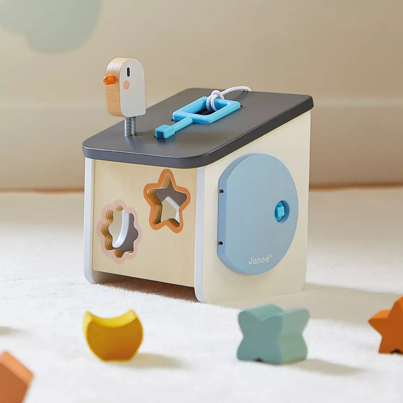Janod - Sweet Cocoon: Bird House Shape Sorter - Limolin 