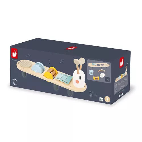 Janod - Sweet Cocoon: Caterpillar Sound Awakening Stand - Limolin 