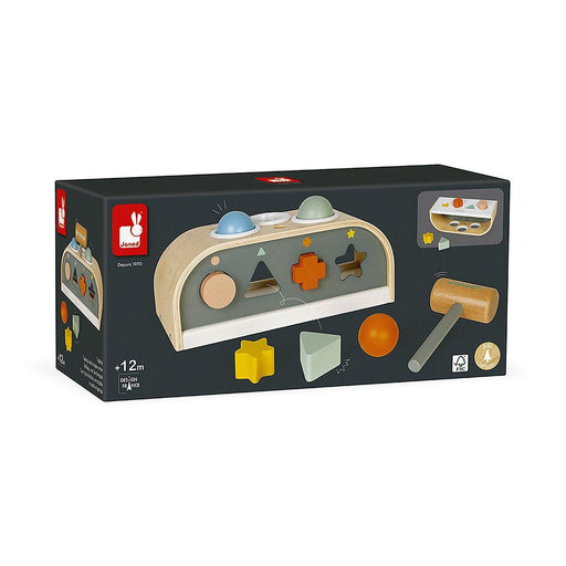 Janod - Sweet Cocoon - Tap Tap And Shape Sorter - Limolin 